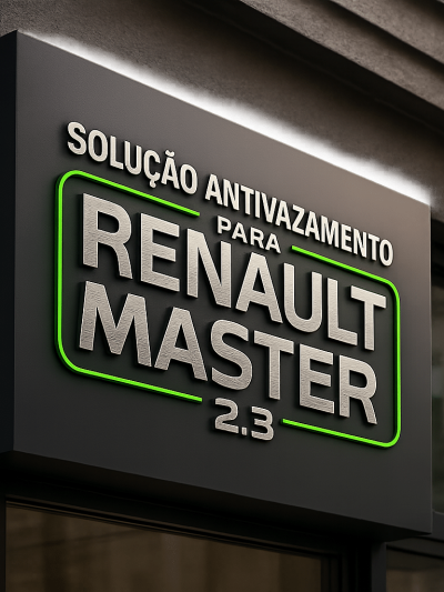 vazamento de óleo na renault master